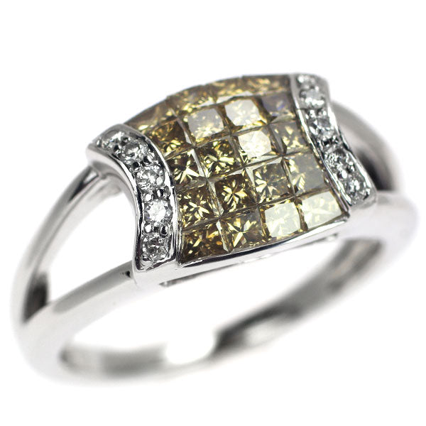 Les Essentials K18WG Diamond Ring Mystery Setting