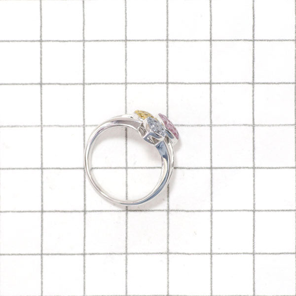 Les Essentials K18WG Multicolor Sapphire Ring 