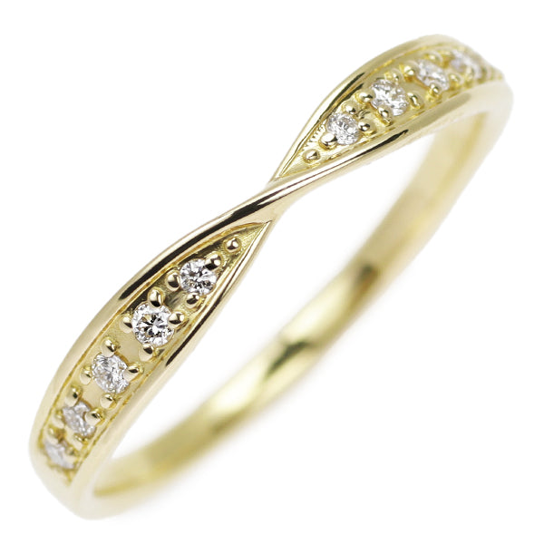 Vendome Aoyama K18YG diamond ring 