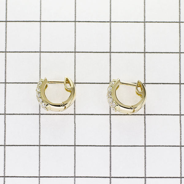 Ponte Vecchio K18YG Diamond Earrings 0.50ct Hoop 