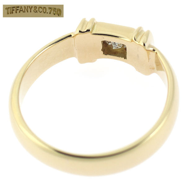 TIFFANY&Co. ティファニー リング ダイヤ プリンセスカット 9.5号 K18YG BLJ