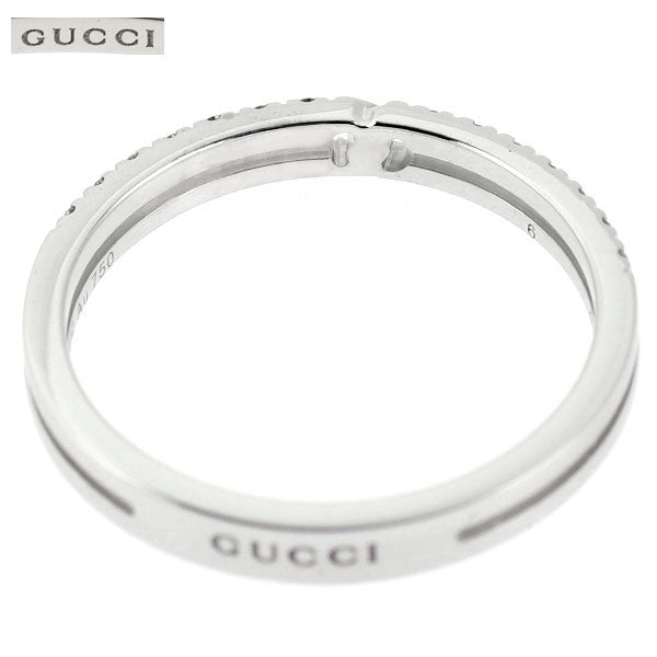 Gucci K18WG Diamond Ring Infinity 