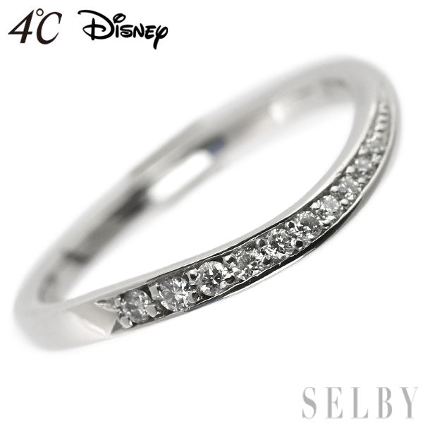 4℃/Disney Pt950 Diamond Ring 