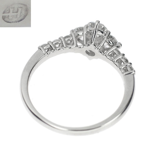 Heiwado Trading Pt950 Diamond Ring 0.83ct 