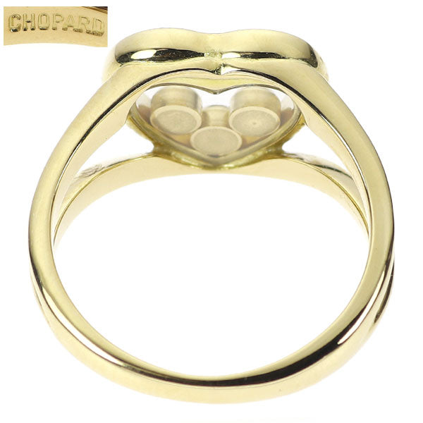 Chopard K18YG Diamond Ring Happy Diamond 