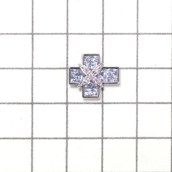 Les Essentials K18WG Sapphire Diamond Pendant Top 