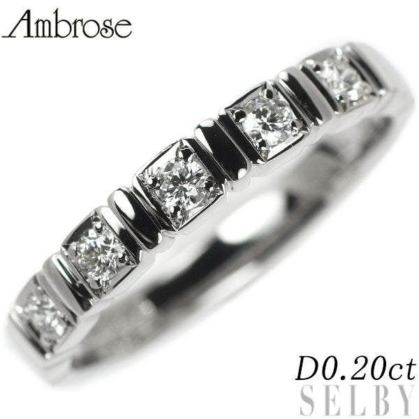 アンブローズ Pt900 ダイヤモンド リング 0.20ct – セルビーオンライン