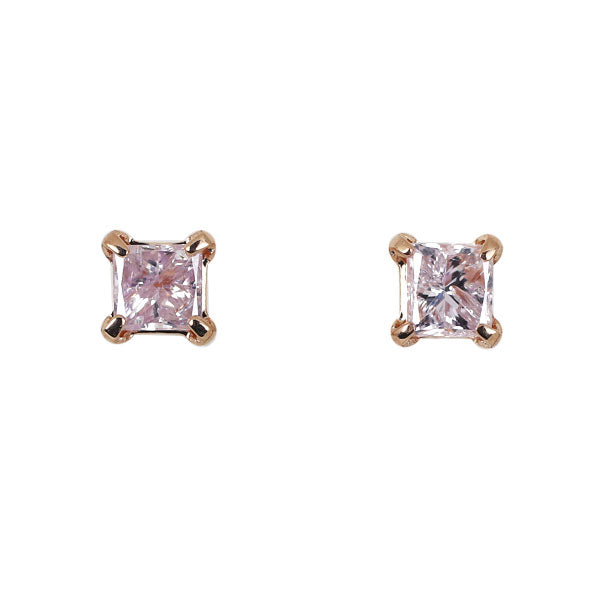 K18YG/PG Natural Pink Diamond Earrings D0.164ct FLPP/LPP I2 