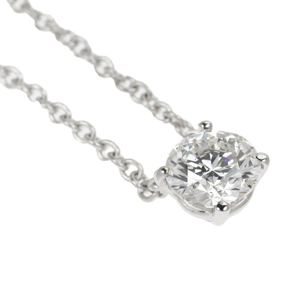 Heiwado Trading Pt950 Diamond Pendant Necklace 1.046 F SI2 G 40.0cm 《Selby Ginza Store》 [S, Like New, Polished] [Used] 