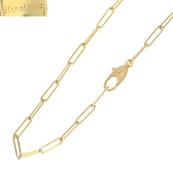 Hirotaka K18YG Chain Necklace 40cm 