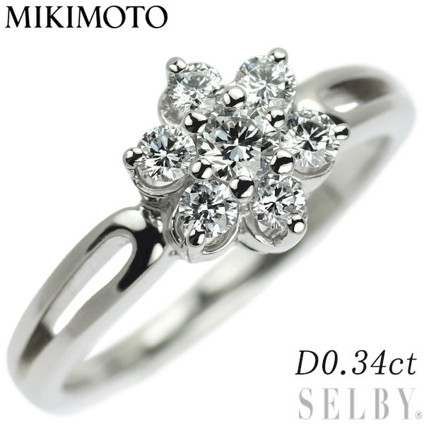 MIKIMOTO ミキモト K18 ダイヤモンド0.34ct リング ゴールド