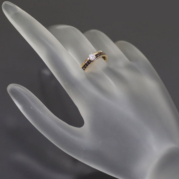 Boucheron K18PG Diamond Ring 0.20ct E VVS1 3EX Quatre Size 53 