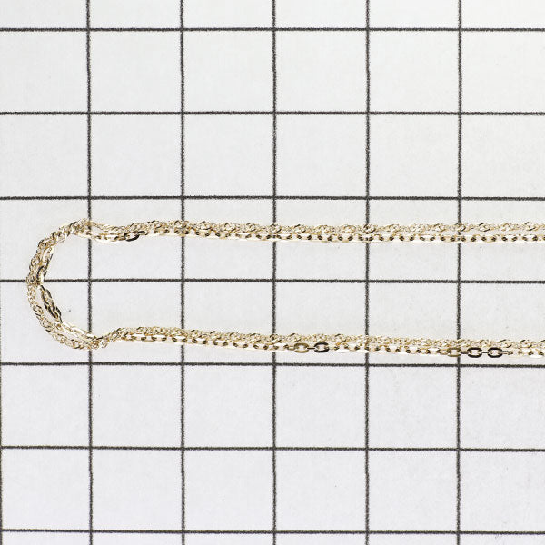 Star Jewelry K10YG Chain Necklace 2 Rows 